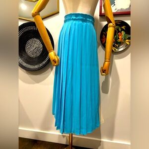 J Crew Pleated Midi Skirt